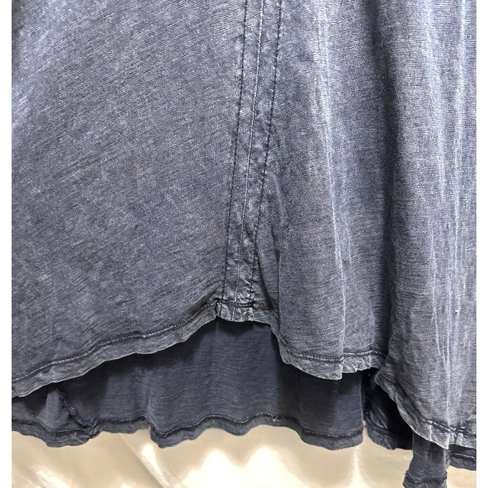 Anthropologie Daily Practice Size Small Maxi Tank Dress Distressed Gray/Blue - Picture 8 of 8